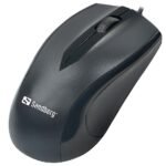 USB Mouse USB Mouse, Right-hand,  Optical, USB Type-A, 1200 DPI, Black