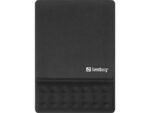 Memory Foam Mousepad Square Memory Foam Mousepad Square,  Black, Monotone, Memory foam, Wrist rest, Non-slip base