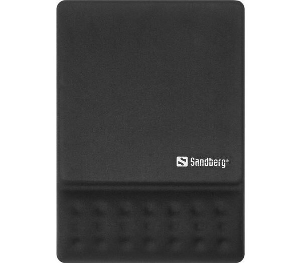 Memory Foam Mousepad Square Memory Foam Mousepad Square,  Black, Monotone, Memory foam, Wrist rest, Non-slip base
