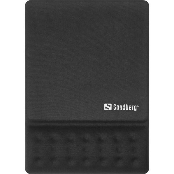 Memory Foam Mousepad Square Memory Foam Mousepad Square,  Black, Monotone, Memory foam, Wrist rest, Non-slip base
