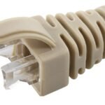 Strain Relief Boot Cat5e,  Cat6, Cat6A cables upto 6.5MM  Grey, 100pcs