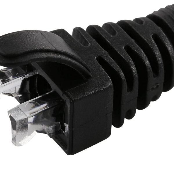 Strain Relief Boot Cat5e,  Cat6, Cat6A cables upto 6.5MM  Black, 100pcs