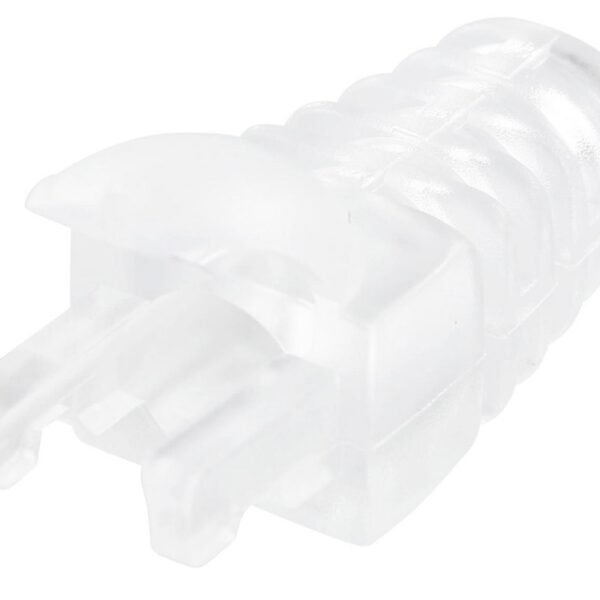 Strain Relief Boot Cat5e,  Cat6, Cat6A cables upto 6.5MM  Transparant, 100pcs