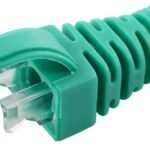 Strain Relief Boot Cat5e,  Cat6, Cat6A cables upto 6.5MM  Green, 100pcs