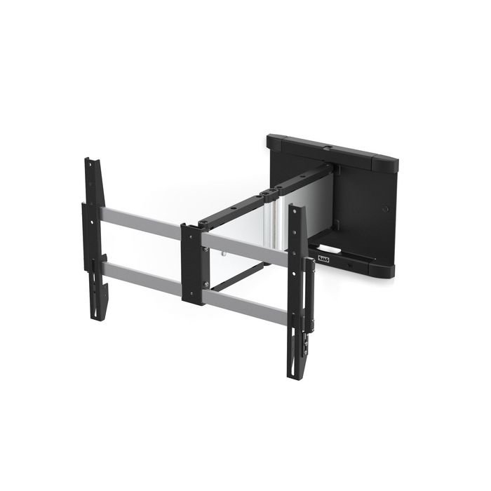 Img_34752398-1 Icon 3D Large, Wall Bracket, Display Size Max. 80", Max. 40kg, VESA 100x200 - 600x400, Swivel: -90?/+-90?, Tilt: +7?/-2?, Alu/Black - Image 1