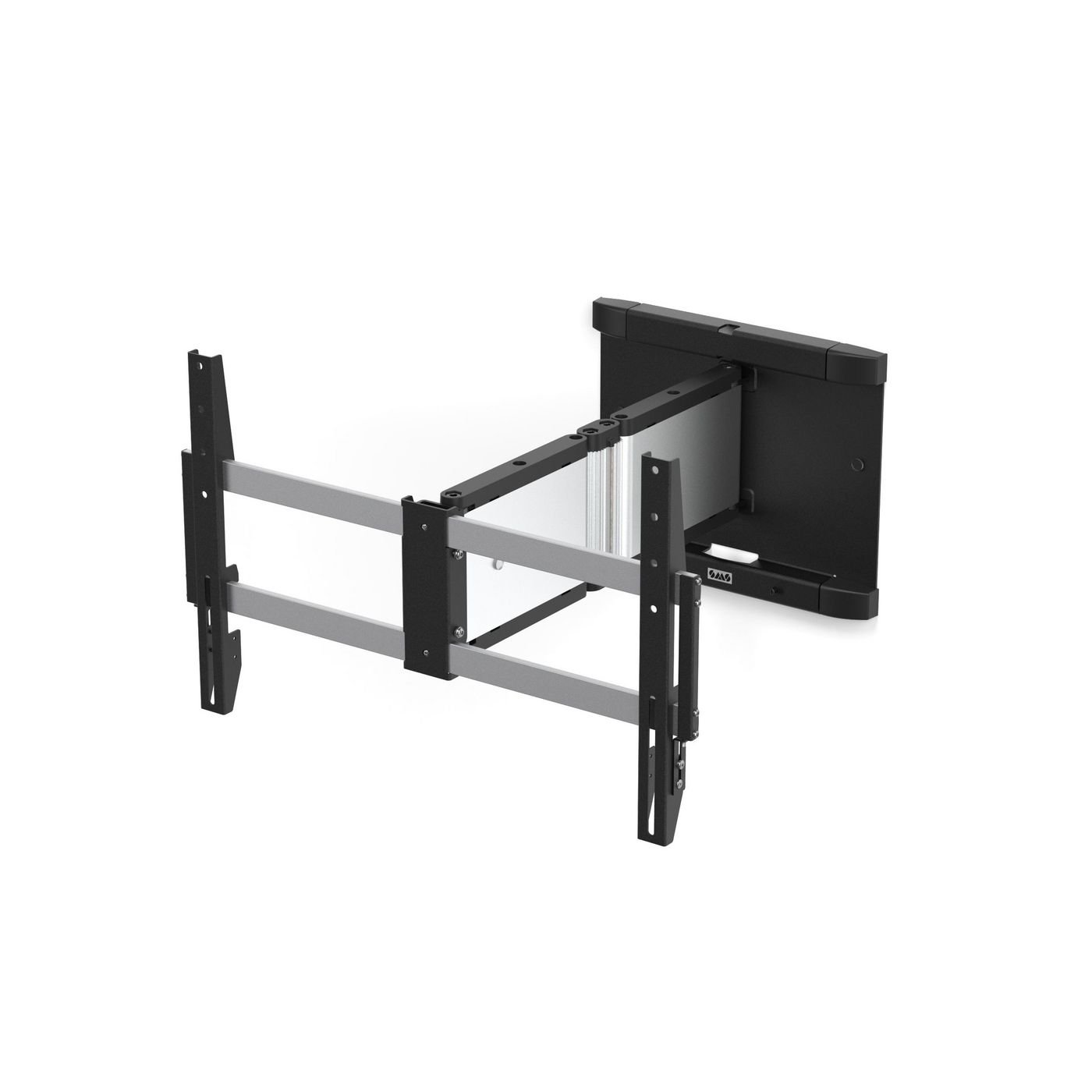 Img_34752398.jpg Icon 3D Large, Wall Bracket, Display Size Max. 80", Max. 40kg, VESA 100x200 - 600x400, Swivel: -90?/+-90?, Tilt: +7?/-2?, Alu/Black - Image 1
