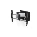 Icon 3D Large, Wall Bracket,  Display Size Max. 80", Max.  40kg, VESA 100x200 - 600x400, Swivel: -90?/+-90?, Tilt: +7?/-2?, Alu/Black - Image 2