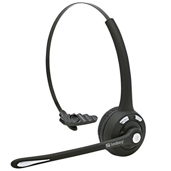 Wireless Office Headset Bluetooth Office Headset,  Headset, Head-band, Office/Call center, Black, Monaural, Wireless