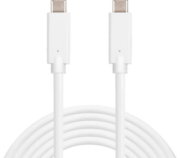 USB-C Charge Cable 2M, 65W USB-C Charge Cable 2M, 65W, 2  m, USB C, USB C, Male/Male, White