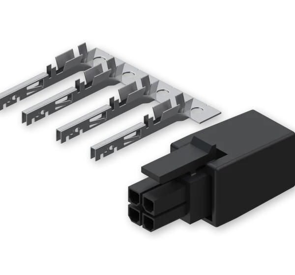 4-PIN plug with contact  terminals