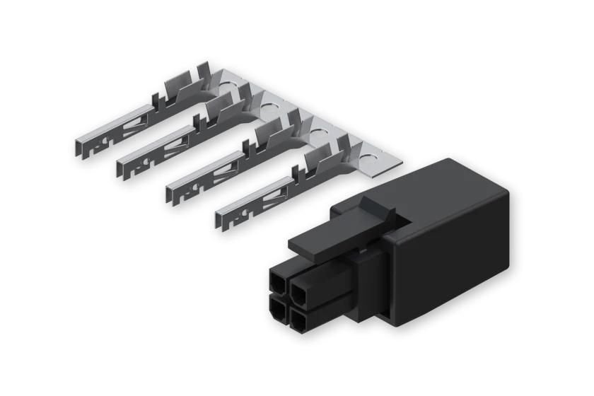 Img_34778495.jpg 4-PIN plug with contact terminals - Image 1