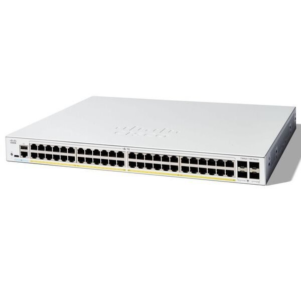 48Fp-4G Managed Switch, 48  Port Ge, Full Poe, 4X1Ge Sfp,  Limited Lifetime Protection (C1300-48Fp-4G)