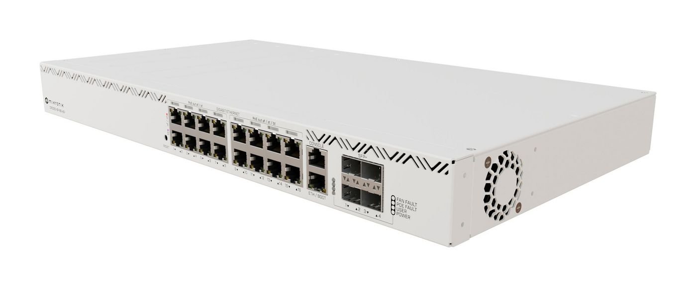 Img_34803568.jpg Cloud Router Switch CRS320-8P-8B-4S+RM 17x Gigabit PoE 8x PoE+ PoE++ 4x SFP+ - Router - Switch - Image 1
