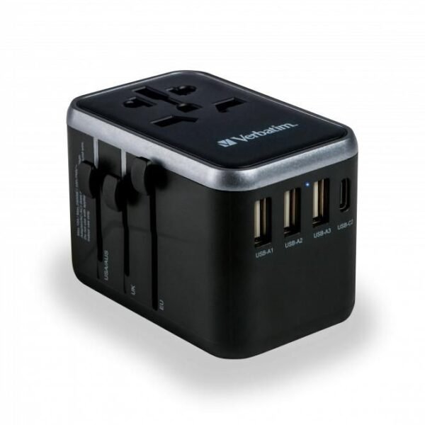 Universal Travel Adapter  UTA-04 PD61W / QC / 3xUSB /  2xType-C