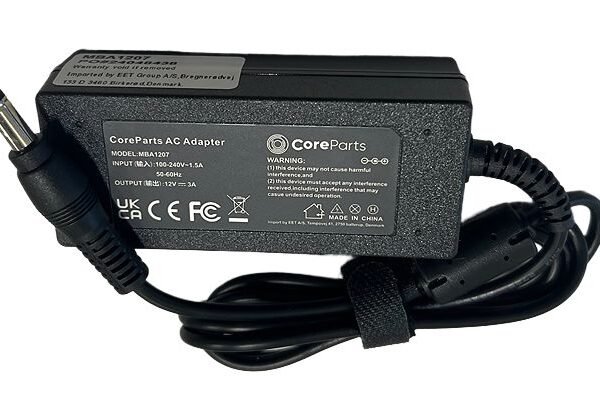 Power Adapter 36W 12V 3A  Plug:5.5*2.5 Including EU  Power Cord 36W 12V 3A Plug:5.5*2.5 Including EU Power Cord