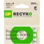 Recyko AAA-battery 950mAh  NiMH 4-pack - Image 2