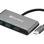 USB-C to 3xUSB 3.0 Hub + PD USB-C to 3xUSB 3.0 Hub + PD,  USB 3.2 Gen 1 (3.1 Gen 1) Type-C, USB 3.2 Gen 1 (3.1 Gen 1) Type-A, 5000