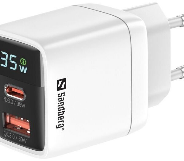 Sandberg 2in1 Charger 1xUSB-C 1xUSB 35W