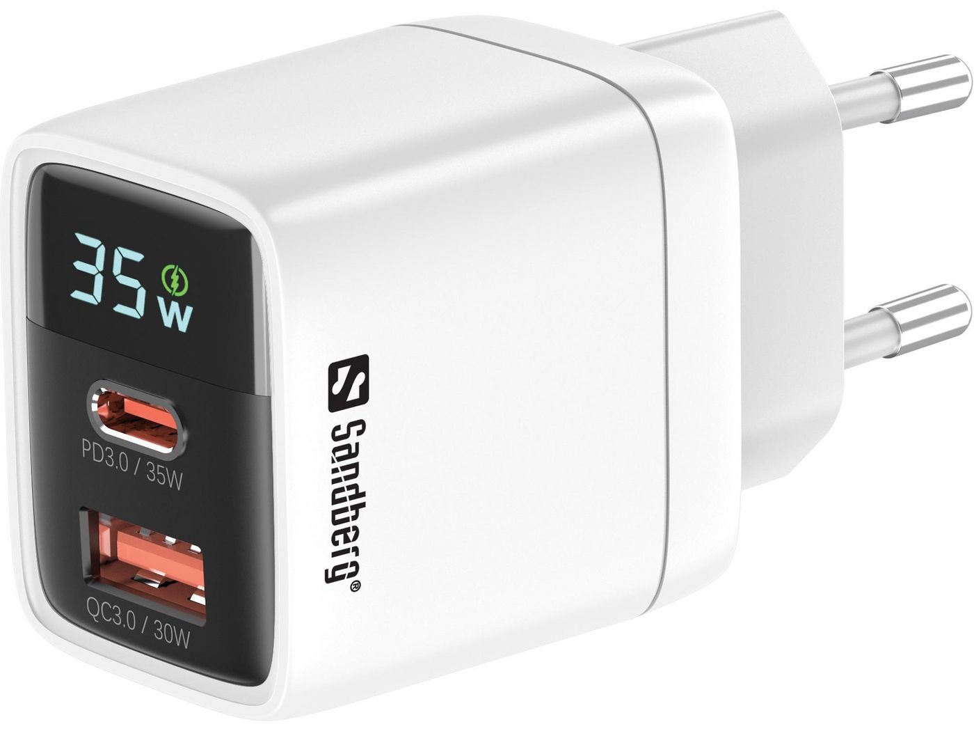 Img_34838662.jpg 2in1 Charger 1xUSB-C 1xUSB 35W - Image 1