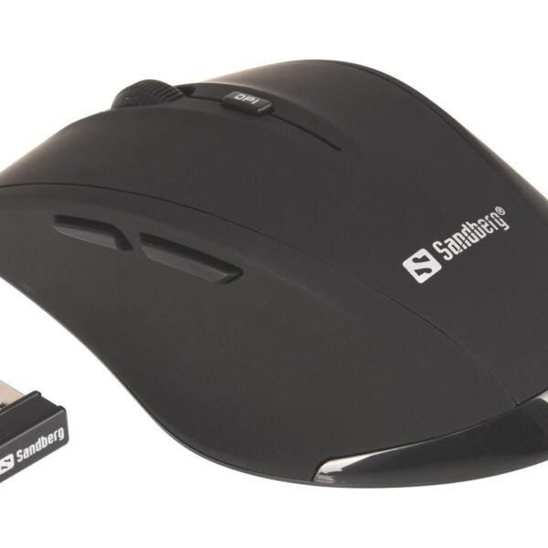Wireless Mouse Pro Wireless Mouse Pro,  Right-hand, Optical, RF Wireless, 1600 DPI, Black