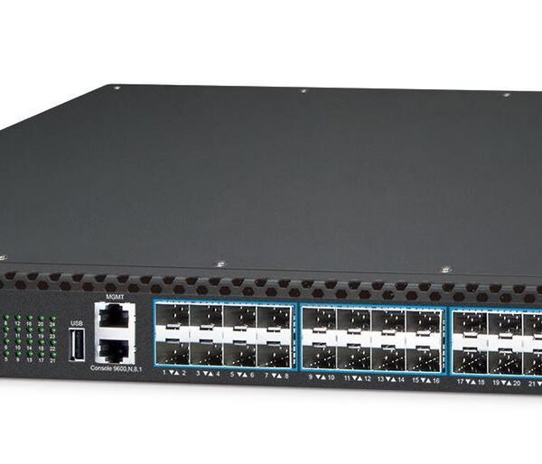 Layer 3 24-Port 10G SFP+ +  2-Port 40G/100G QSFP28  Managed Switch with optional Redundant Power,(Hardware stacking up to 10 units,