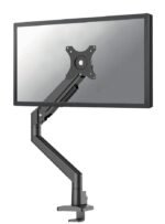 DS70-250BL1, Single Monitor  Arm, 17-35", 1-9 kg (curved 8  kg), Gas Spring, 180?-Stop, Topfix, Easy Install-model - Black