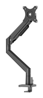 DS70-250BL1, Single Monitor  Arm, 17-35", 1-9 kg (curved 8  kg), Gas Spring, 180?-Stop, Topfix, Easy Install-model - Black - Image 2