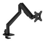 DS70-250BL1, Single Monitor  Arm, 17-35", 1-9 kg (curved 8  kg), Gas Spring, 180?-Stop, Topfix, Easy Install-model - Black - Image 3