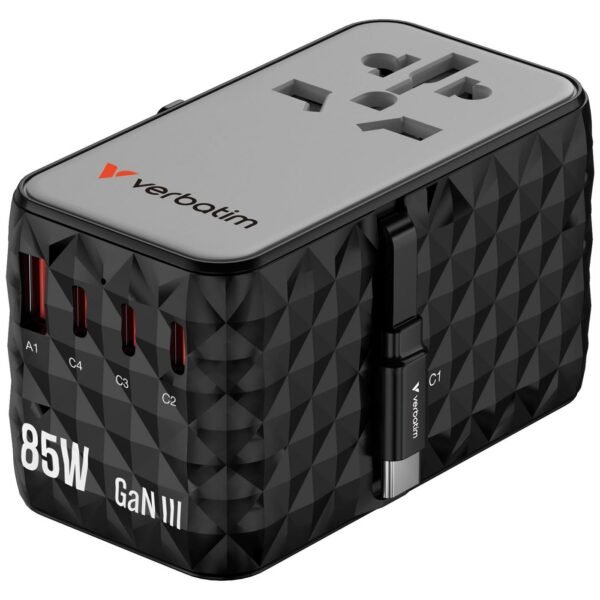 Charge 'n' Travel Diamond 85W  Retractable Cable