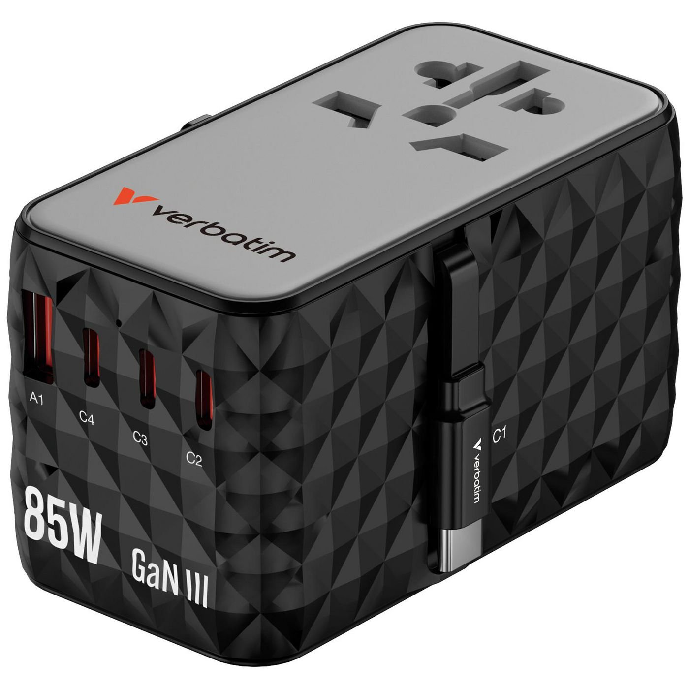 Img_34916378.jpg Charge 'n' Travel Diamond 85W Retractable Cable - Image 1