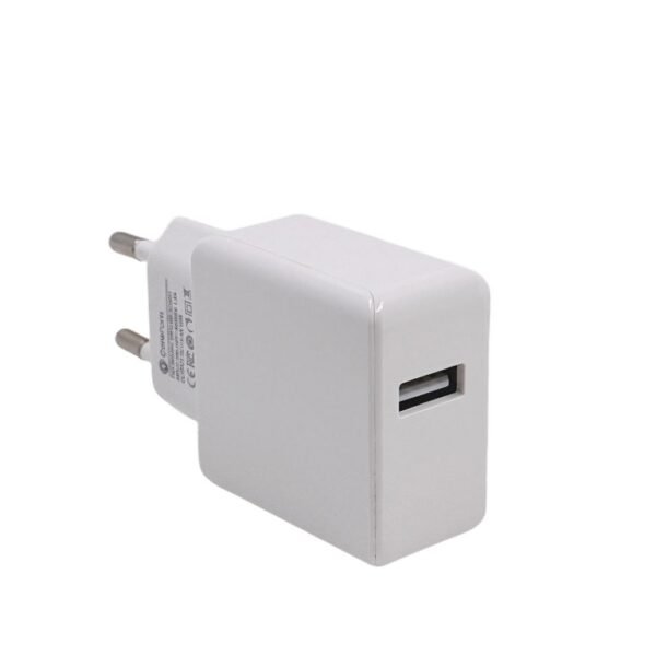 USB Power Charger 12W 5V 2.4A Output: Single  USB, Input: 100-240V EU Plug, for all mobile phones, tablets & other devices,