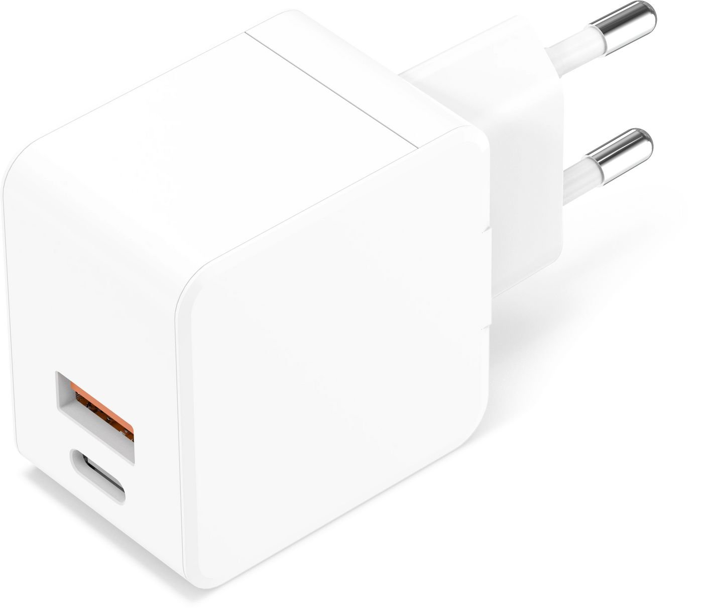 Img_34943511.jpg USB-C Power Charger 30W 5V-12V/2A-3A Output: USB-C + USB-A PD QC3.0 Input: 110-230V EU Wall, for mobile phones, tablets & - Image 1