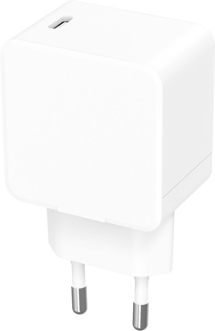 Img_34943514-1 USB-C Power Charger 20W 5V-12V/1.6A-3A Output: USB-C female PD QC3.0 Input: 110-230V EU Wall, for mobile phones, tablets & - Image 1