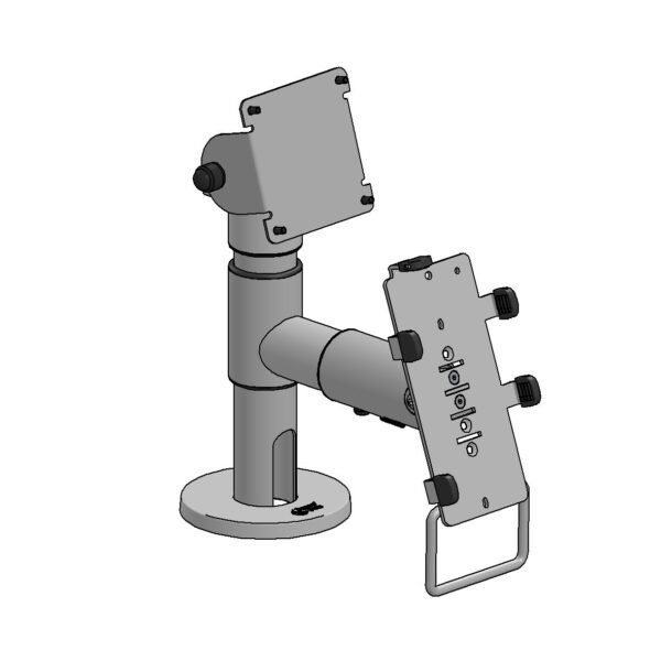 Pole VESA 75 Screen C&P on Arm Black MOQ 10 Pcs