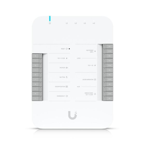 A single-door mechanism that  provides complete entry and  exit control via connected Access Readers.