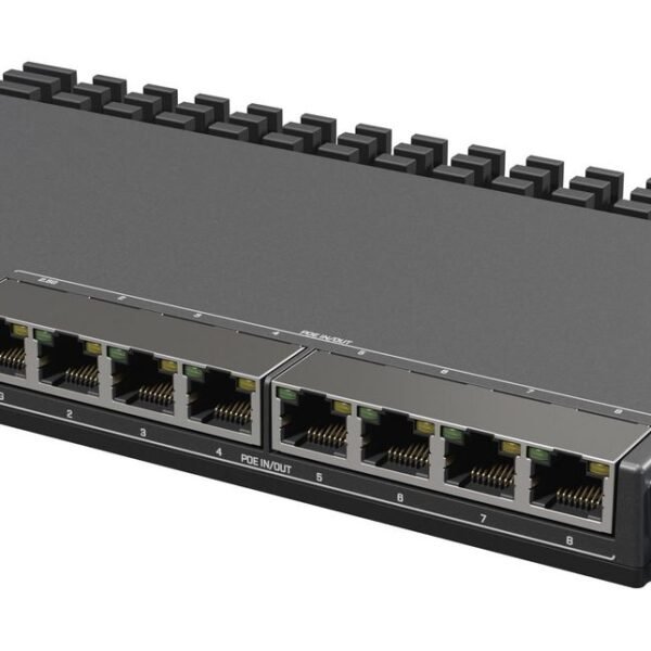 RouterBORD 5009UG+S+ with  Marvell Armada ARMv8 CPU  (4-cores, 1.4GHz per core), 1GB of DDR4 RAM, 1GB RB5009UG+S+IN, Ethernet WAN,