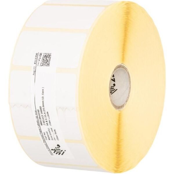 Label roll, 31x22mm, 12pcs/box thermal paper, premium coated perforated, Z-Select 2000D