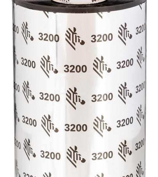 Ribbon, Wax/Resin, 110mm x 74m thermal transfer, 12pcs/box ZipShip 3200