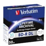 MDisc BD-R DL 6X 50GB 5 Pack  Jewel Case