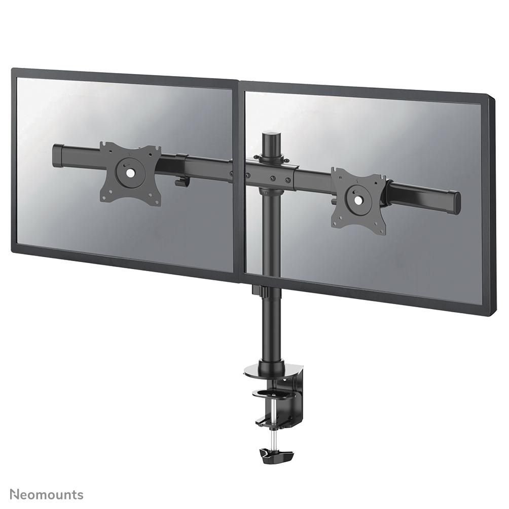 Img_35015845.jpg FPMA-DCB100DBLACK ,Dual Crossbar Monitor Arm, 10-27", 0-10 kg/screen - Black Tilt/Turn/Rotate 10"-27" Black - Image 1