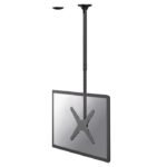 FPMA-C340BLACK, Ceiling Mount  for 1 x Display/Monitor,  32-75", Max 50 kg, VESA 100x100 - 400x400, Height Adjustable: 106-156cm, -Black