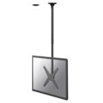 FPMA-C340BLACK, Ceiling Mount  for 1 x Display/Monitor,  32-75", Max 50 kg, VESA 100x100 - 400x400, Height Adjustable: 106-156cm, -Black