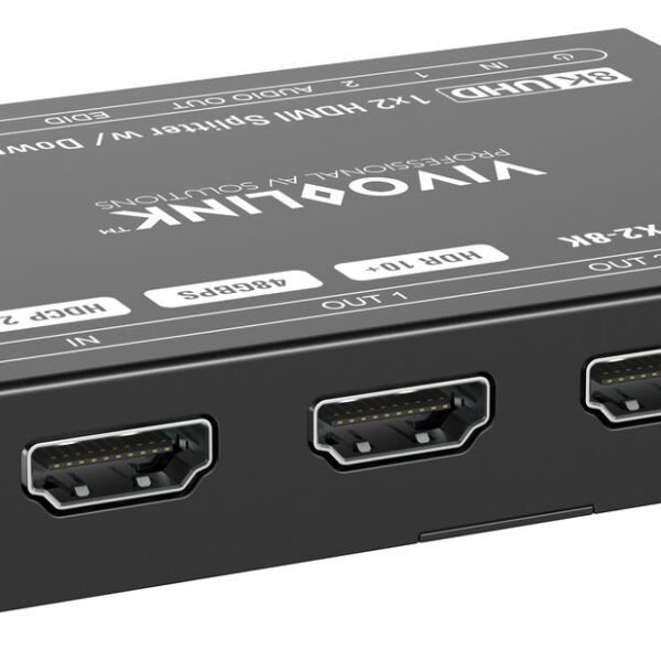 HDMI splitter 1x2, 8K@60Hz