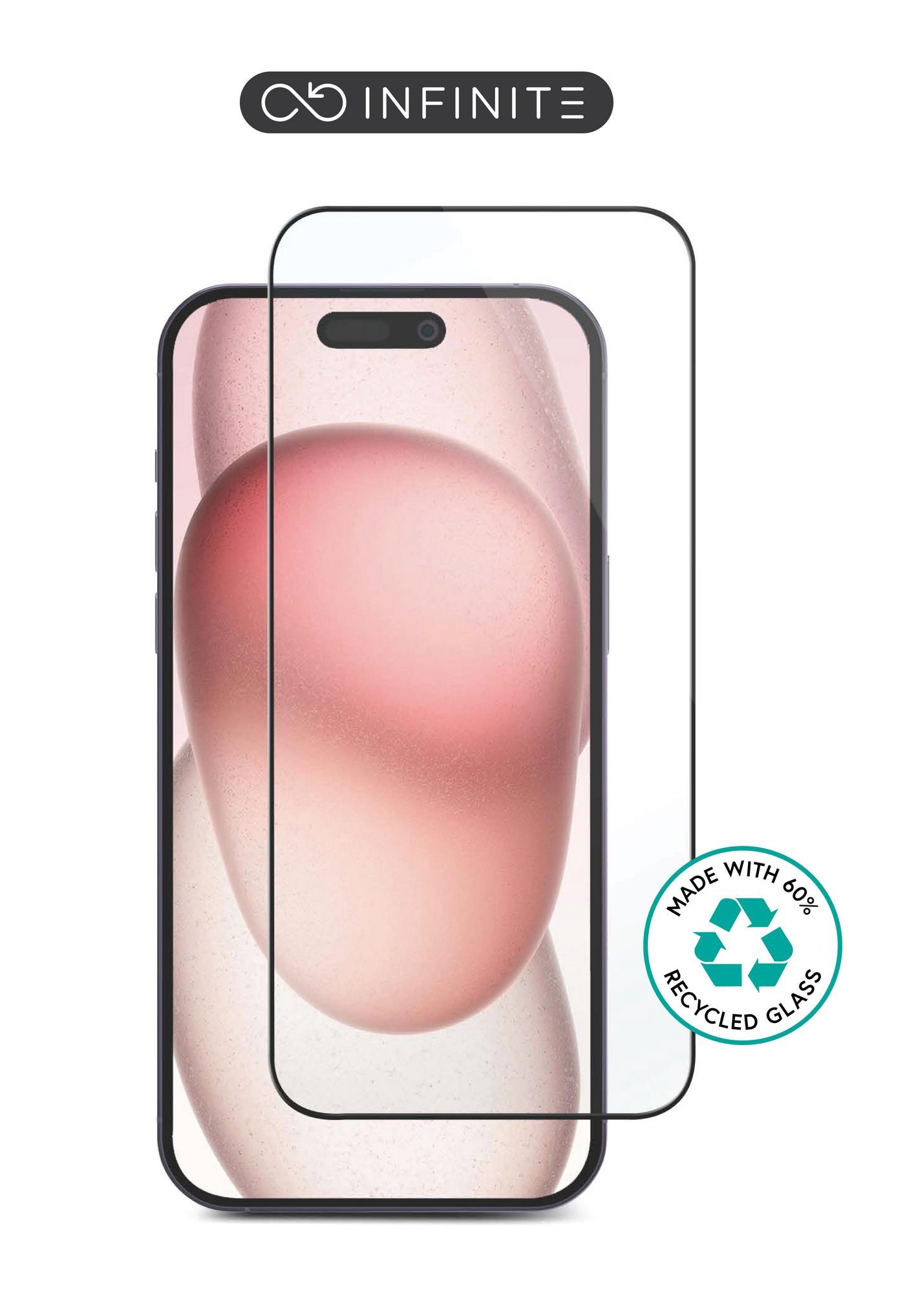 Img_35051136.jpg INFINITE (GRS) iPhone 16 Pro Screen Protector. Full Cover Tempered Glass. Titan Shield - Image 1