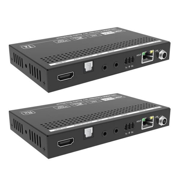 Vivolink VLHDMIEXTHDB2.0S AV extender AV transmitter & receiver Black