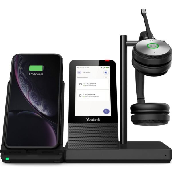 WH66 DECT Wireless Headset  Dual Teams WH66 DECT Wireless  Headset DUAL TEAMS, Personal audio conferencing system, Black, Status, CE, FC,