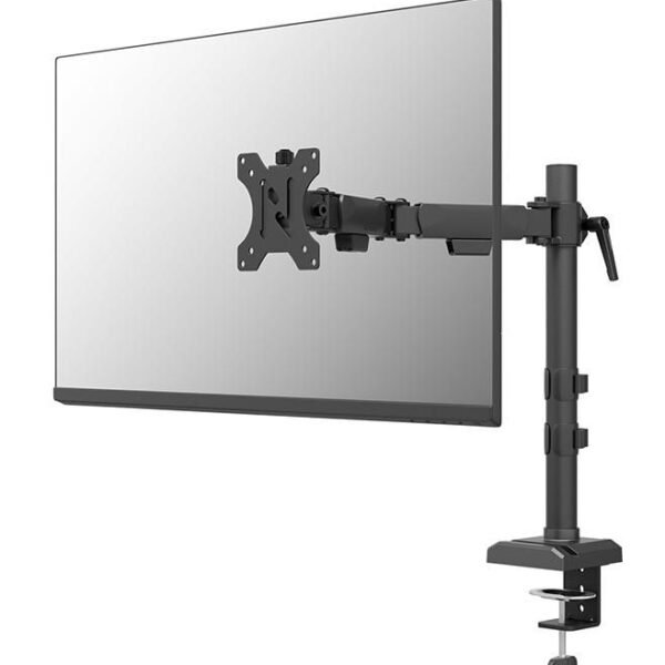DS60-600BL1, Single Monitor  Arm, 10-32", 0-8 kg,  Quick-fix, 180?-Stop - Black