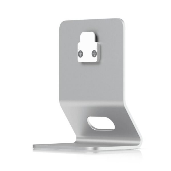 Sleek, metal table stand for  the Mobile Router.