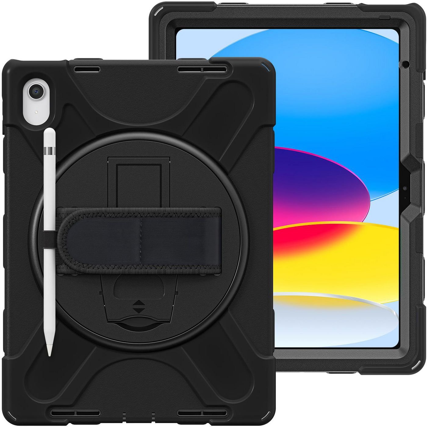 Img_35131992.jpg iPad 11th/10th gen AUSTIN Defender Case without built-in screen protector. Black - Image 1