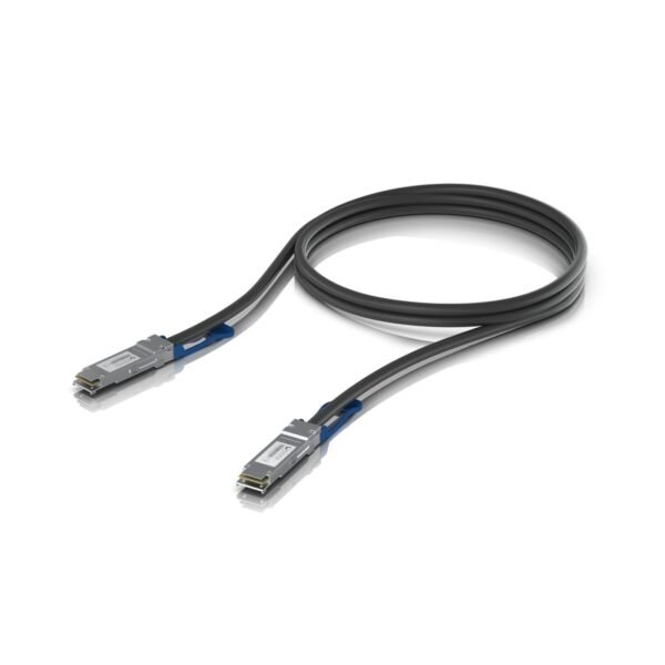 QSFP28 direct attach cable  with a 100 Gbps max data  rate.